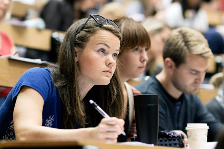 Studenter på forelsning | Foto: NTNU